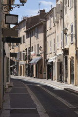Straße in saint-tropez