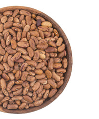 Red Kidney Beans Also Know as Azuki Beans or Rajma Seeds isolated on White Background