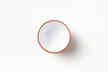 Asia culture and design concept - empty chinese porcelain teacup