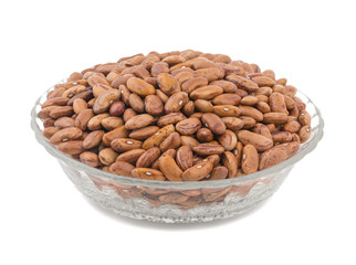 Red Kidney Beans Also Know as Azuki Beans or Rajma Seeds isolated on White Background