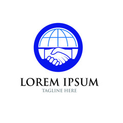 world business deal logo