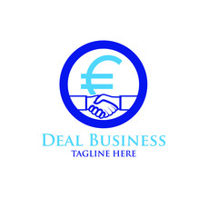 Fototapeta premium money deal logo