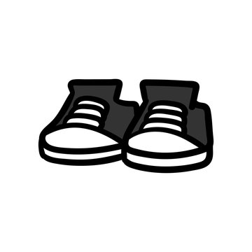 Cartoon Pair of Sneakers