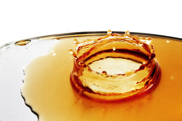 Coffee droplet as background