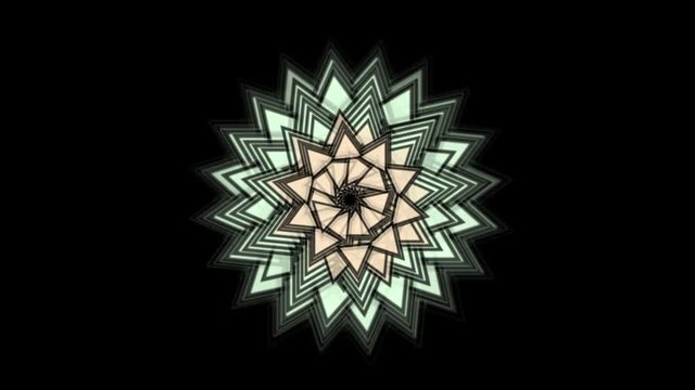 4k Feather flower kaleidoscope design fireworks geometric pattern,oriental religion texture,fractal art weaving petal bloom matrix particle background.
