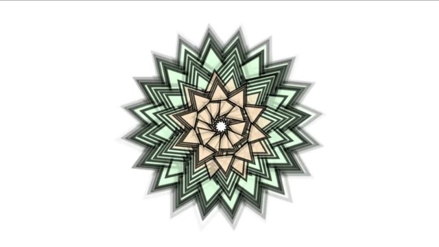 4k Feather flower kaleidoscope design fireworks geometric pattern,oriental religion texture,fractal art weaving petal bloom matrix particle background.