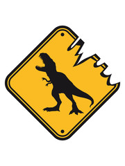 danger gefahr achtung warnung gef&auml;hrlich vorsicht hinweis schild silhouette schwarz umriss t-rex b&ouml;se br&uuml;llen tyranosaurus rex gef&auml;hrlich fressen dino dinosaurier saurier clipart