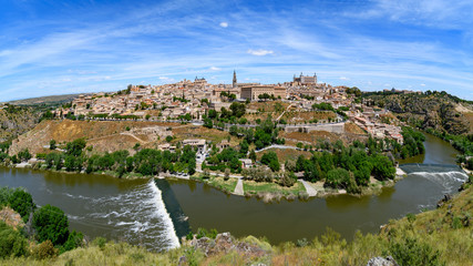 Fototapeta na wymiar panorama of Toledo, Spain