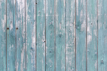 Holzdielen mit abgeblätterter Farbe als Hintergrund