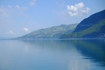 Morgenstimmung auf dem Thuner See (CH)