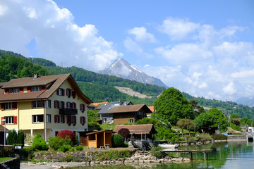 Fototapeta na wymiar Kleines Berg in den Bergen (CH)