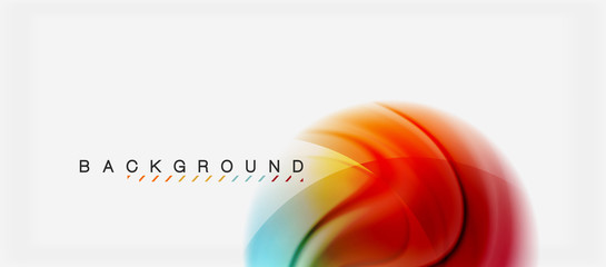 Swirl fluid flowing colors motion effect, holographic abstract background