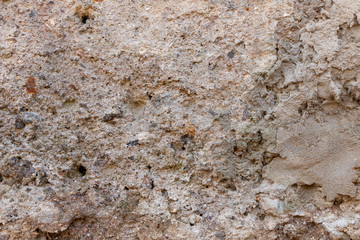 Texture of old cinder block wall