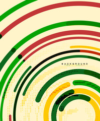 Circular lines, circles, geometric abstract background