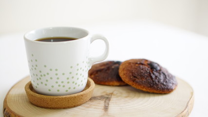 healthy biscuits standing on a white background