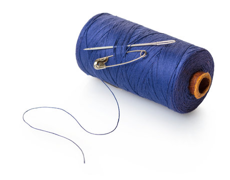 Reel Of Blue Thread