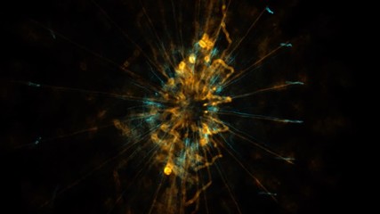 Fancy fireworks in a dark background