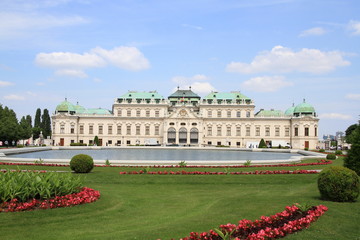 Obraz premium Oberes Belvedere in Wien