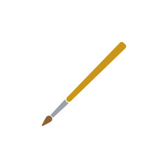 Paintbrush icon. Paintbrush symbol. Flat design. Stock - Vector illustration