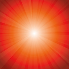 Obraz premium Red Sun Rays Background