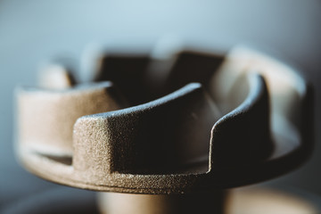 Background artwork from auto part close-up. Macro photography.