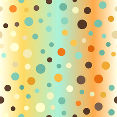 Polka dot pattern. Seamless vector