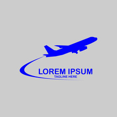 Plane Logo Vector Template Design Illustration