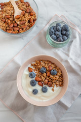 Joghurt mit Müsli 