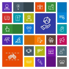 Modern, simple, colorful vector icon set with internet, weapon, vitamin, bicycle, sea, bike, speaker, loud, flipper, hand, box, firearm, click, cycle, sound, award, medicine, announcement, first icons