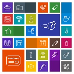 Modern, simple, colorful vector icon set with suit, owl, speaker, tower, bank, camera, night, equipment, meeting, public, animal, europe, famous, success, money, card, communication, clean, male icons