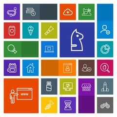 Modern, simple, colorful vector icon set with male, search, go, infographic, pie, strategy, online, real, metal, sea, profile, magnifying, transportation, container, technology, template, plug icons