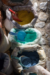 Les pigments de Chefchaouen.