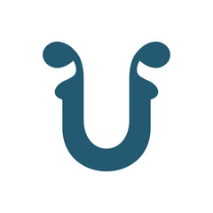 Sign of the letter U