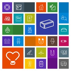 Modern, simple, colorful vector icon set with doctor, wear, bullet, speed, road, surf, ring, heart, surfer, science, surgery, material, sea, water, horizontal, building, weapon, magnetic, work icons