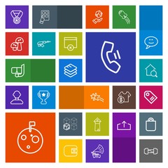 Modern, simple, colorful vector icon set with data, mobile, mask, europe, shiny, fitness, success, replacement, sea, falling, telephone, planet, flag, sport, estate, tag, price, holiday, famous icons