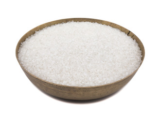 Fototapeta na wymiar White Sugar isolated on White Background