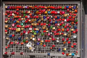 Obraz premium Liebesschlösser in Heilbronn