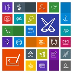 Modern, simple, colorful vector icon set with business, sign, body, human, helicopter, airplane, coin, drink, cocktail, scene, juice, morning, air, tent, background, landscape, shop, summer, eye icons