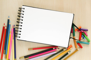Obraz premium Notebook on a table