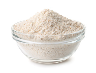Bowl of gluten-free oat flour