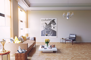 modern living room design.