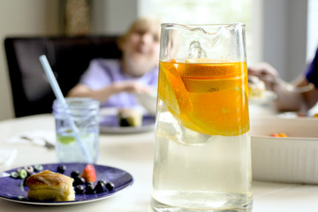 Morning Water at the Breakfast Table