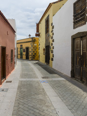 Gasse in der Altstadt von Agüimes, Gran Canaria, Kanarische Inseln, Spanien