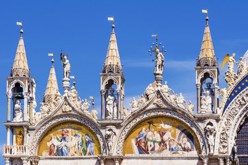 St. Mark's Cathedral in Venice. Italy