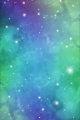 Obraz premium Elegant universe scientific outer space wallpaper. Cosmic light colorful nebula vector background for astronomy or astrology related art.