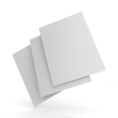 Blank Flyer, Leaflet, Cards For Customization