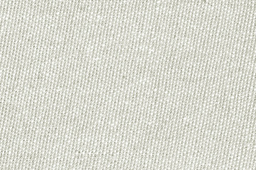 Old white linen texture with visible fibers.Canvas background 
