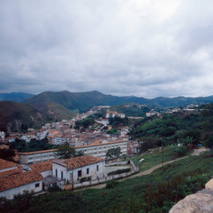 Fototapeta premium Brasilien / Ouro Preto - Eine Reise nach Ouro Preto, Brasilien 1980er Jahre. A trip to Ouro Preto, Brazil 1980s. 
