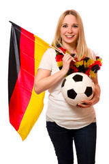Junger Fussballfan 