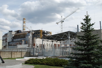 Fototapeta na wymiar Urbex, Chernobyl Nuclear Power Plant (ChNPP), Tchernobyl, Prypiat, Pripiat, Ukraine, 2007 